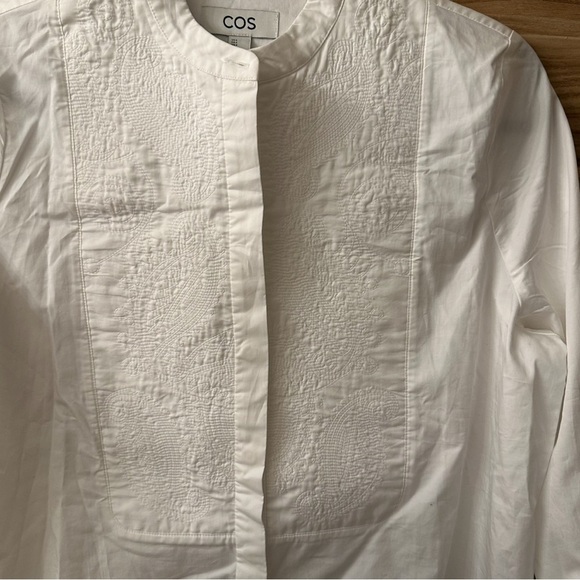 COS Embroidered Tuxedo Shirt - Picture 5 of 7